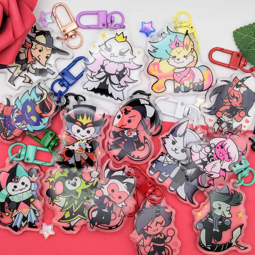 Helluva Boss Keychains