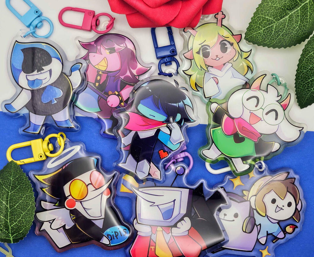 Deltarune Keychains