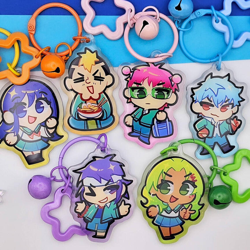 Saiki K charms
